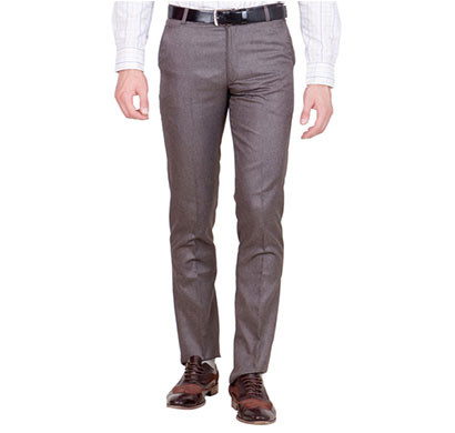 shaurya-f tr-21 regular fit men's brown trousers