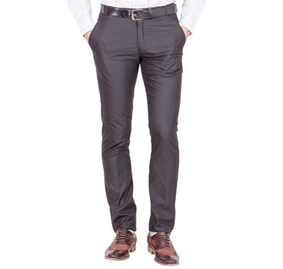shaurya-f tr-19 regular fit men's black trousers