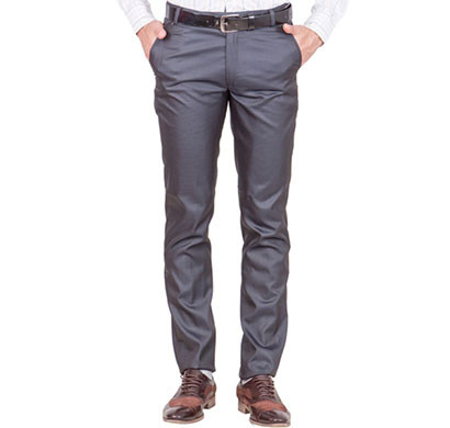 shaurya-f tr-18 regular fit men's grey trousers