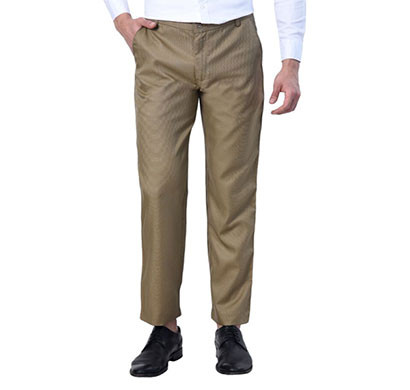 shaurya-f tr-256 slim fit men linen beige trousers