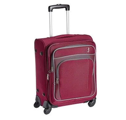 skybags (stgraw55red) grand 4w exp strolly 55 (cabin) red luggage