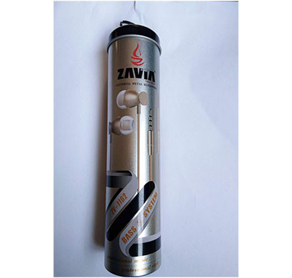 zavia zv-1102 universal metal hands-free earphone with mic