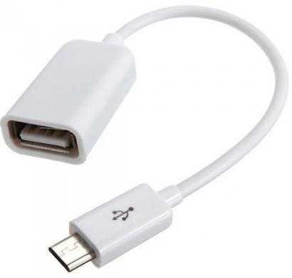 ace micro usb to usb 2.0 socket(otg cable) (white)