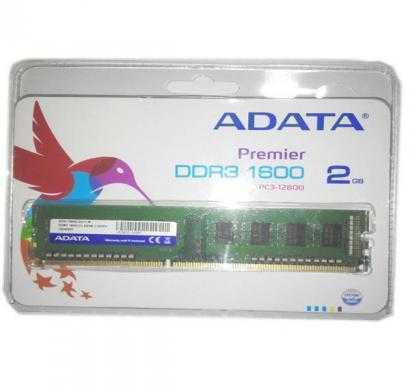 adata ddr3 2 gb (1 x 2 gb) pc ram (ad3u1600c2g11-r)