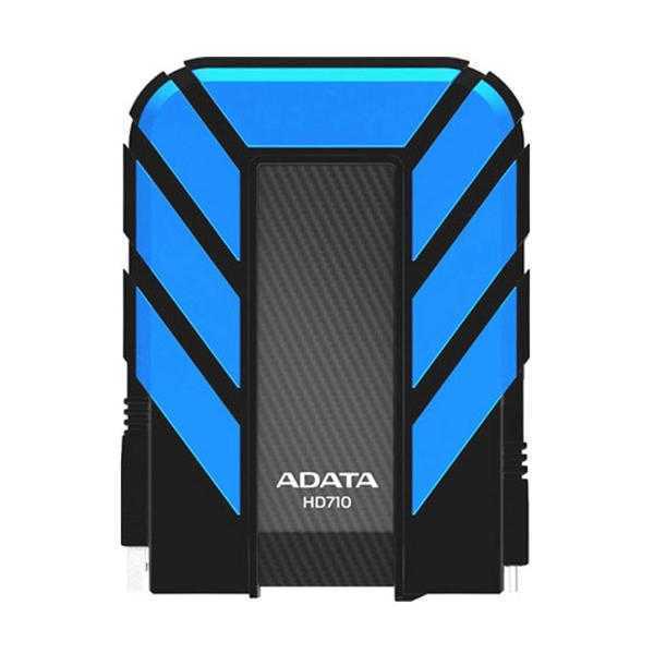 ADATA Dash Drive Durable HD710 Portable External Hard Drive, Blue, 1TB (Blue)