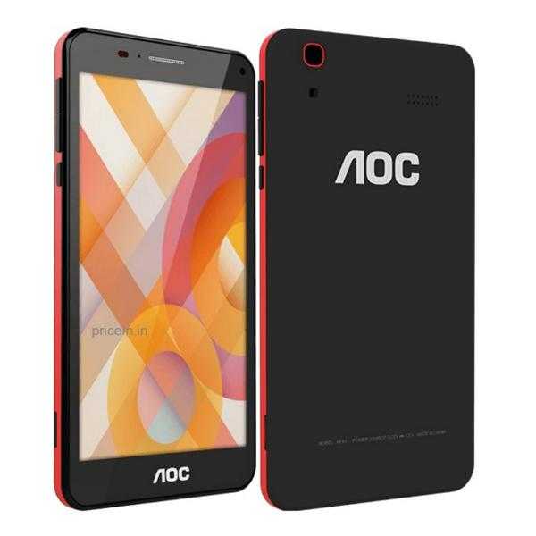 AOC 6 inch Smartphone M601 (Black/Red)
