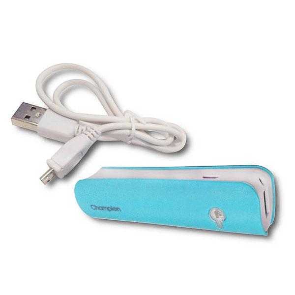 Champion 2600 mAh Power Bank Blue