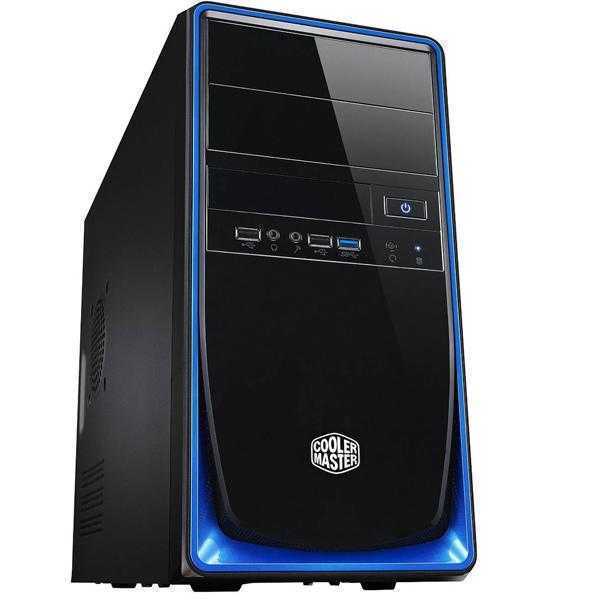 Cooler Master Elite 344 CPU Cabinet (Blue)