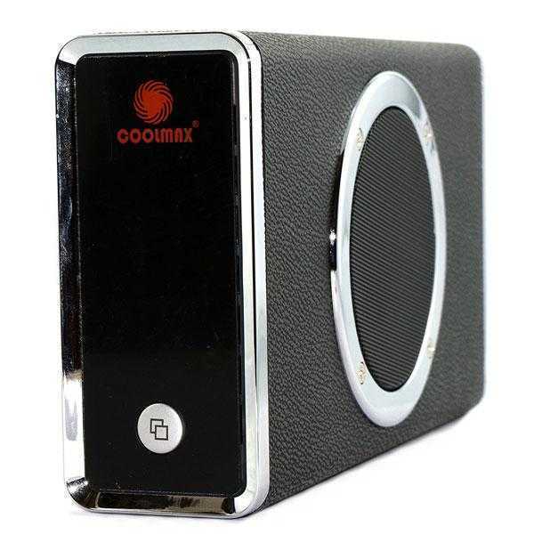 Coolmax Leather 3.5 inch HDD Enclosure With Cooling Fan
