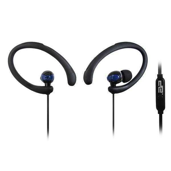 Digital Essentials Active Sports Earhooks W/Mic - Blue