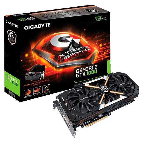 GIGABYTE GeForce GTX 1080 GV-N1080XTREME -8GD-PP  8GB 384bit