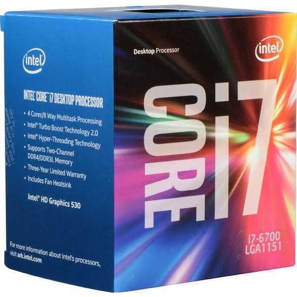 Intel Core i7 6700 Socket LGA1151 3.40GHz Processor