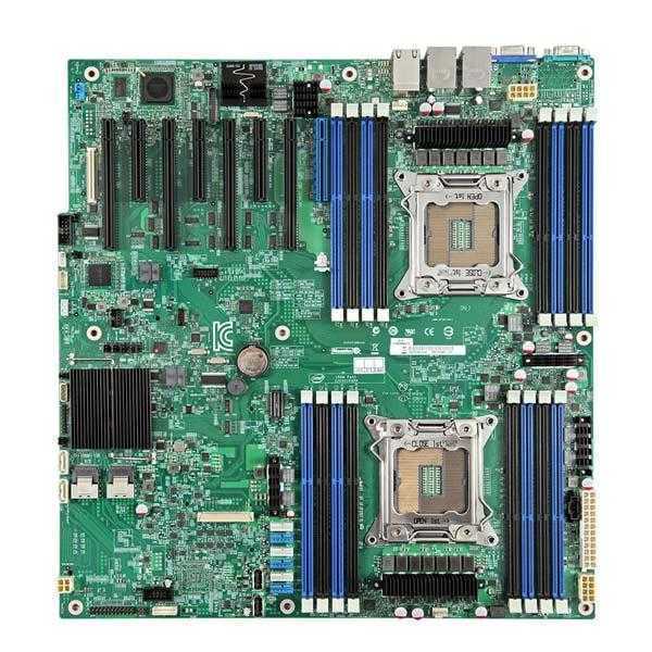 Intel S2600CW2 Chipset Socket R3 (LGA2011-3) 2TB DDR4 SDRAM Server Motherboard 1 Pack DBS2600CW2