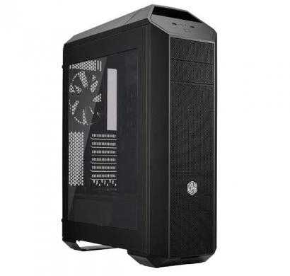 mastercase pro 5 mid-tower case with freeform modular system, window side panel, top mesh cover, and