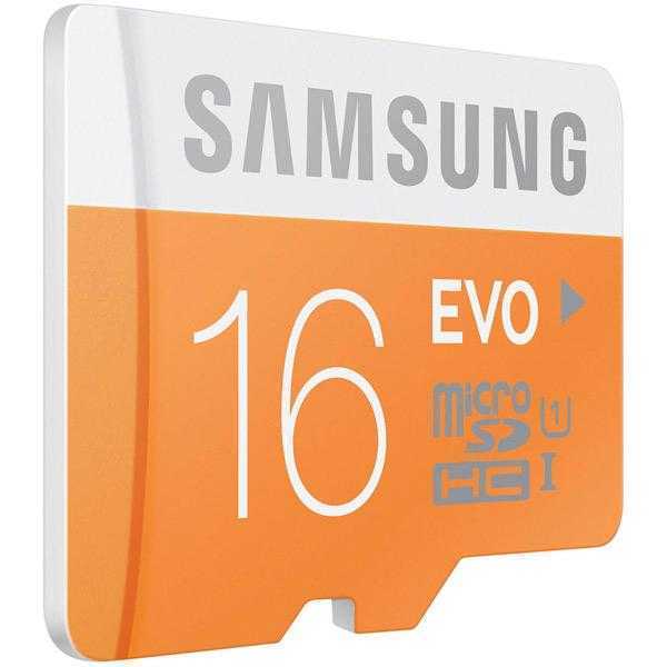 Samsung 16GB MicroSDHC EVO Class 10