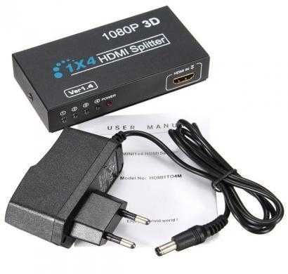 scm cable 1x4hdmi splitter with 1.4