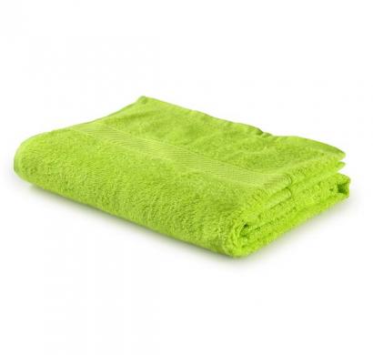 trident lime green cotton bath towel