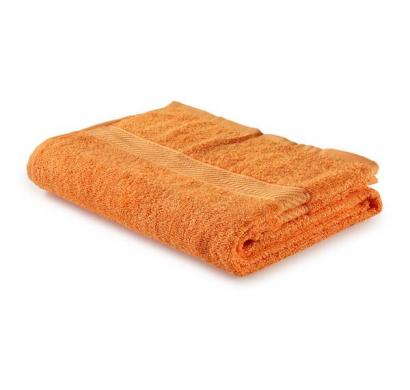 trident orange cotton bath towel