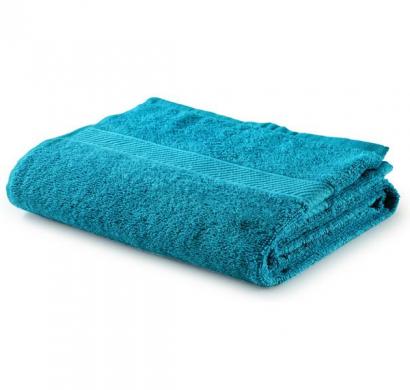 trident teal blue cotton bath towel