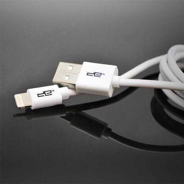 USB Round Cable White - 8 Pin DECA-1002R(WHT8P)