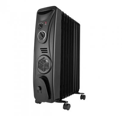 usha ofr 3209 fb oil filled room heater (black)