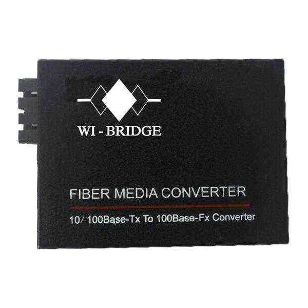 Wi - Bridge Fiber Media Converter-20KM- 100BaseTx to 100BaseFx