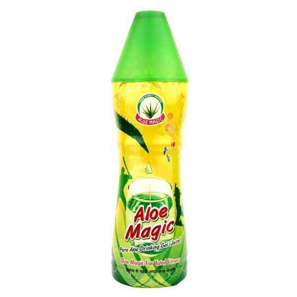 Herbal Trends Aloe Magic- Aloe vera Gel( Juice) - Pure,Fresh, Undiluted, Fibrous, No added Sugar