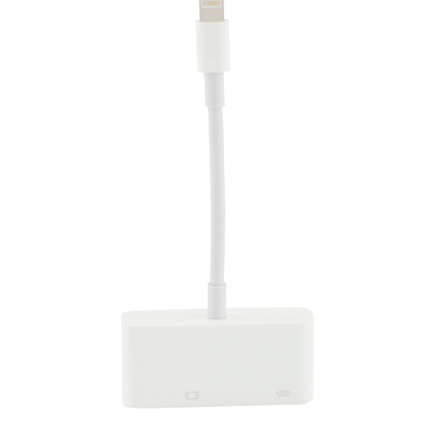 Apple - 885909627646 Official Lightning to VGA Adapter, White