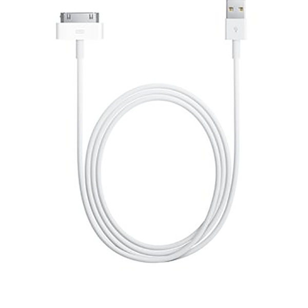 Apple - 888462386111 30 -pin to USB Cable, White