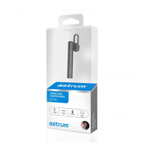 Astrum ET180 Stereo Wireless Slim Headset (Silver)