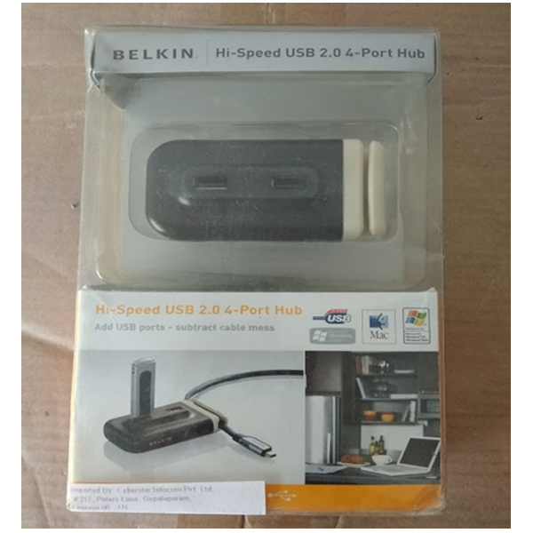 Belkin- hi speed USB 2.0.4 port hub