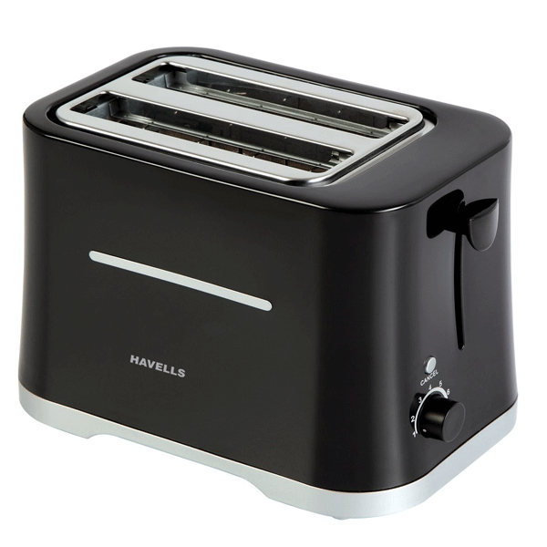 Havells Crisp 700-Watt Pop-up Toaster (Black)