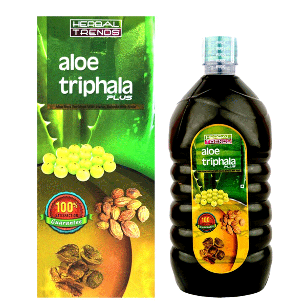 Herbal Trends Aloe Triphala Plus- Goodness of Pure Aloe Vera With Triphala Ras- Mild body detox
