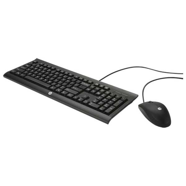 HP C2500 USB Wired Keyboard Mouse Combo (Black) 1 Year Warranty