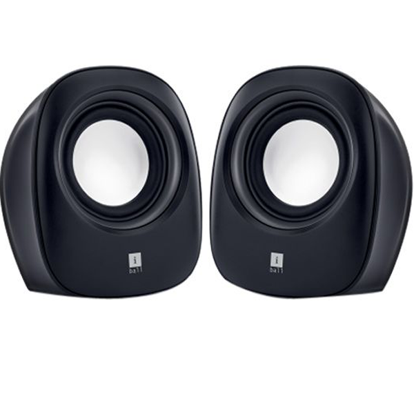 iBall- Soundwave 2, 2.0 Speaker, Black & White, 1Year Warranty