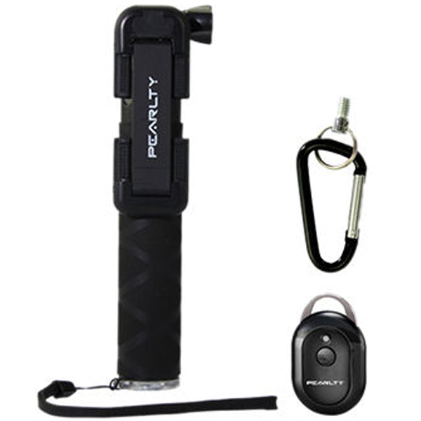 iPearl- IP14-PO-08903A, Pocket Selfie Stick, (Enjoyable), Maximum Length of 50 cm, Black
