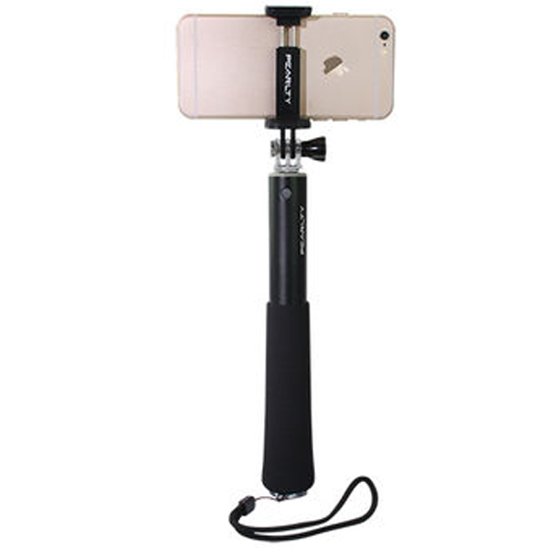 iPearl- IP14-PO-08905A, Folding Plus Selfie Stick, Wireless Integrated Edition, 90 cm Length, Black