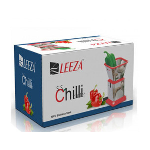 Leeza Stainless Steel Chilli Cutter With Cap