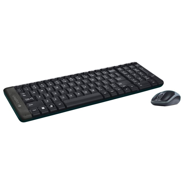 Logitech- MK215, Mouse Combo and Wireless Keyboard, Black, 1 Year Warranty