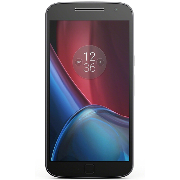 Motorola - Moto G 4 Plus Mobile, 4th Gen, 16 GB, Black, 1 Year Warranty