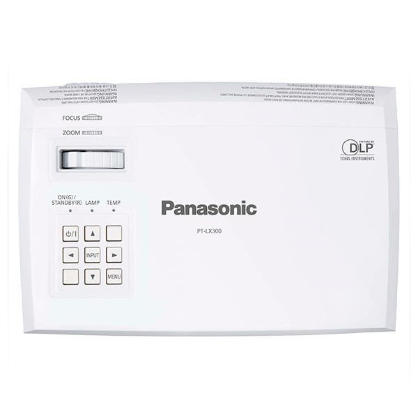 Panasonic LX300 Projector with USB & HDMI/ 1 Year Warranty/ White