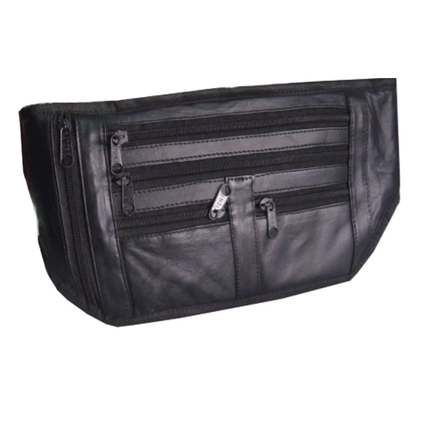 Saw 007 leather Money Pouch Black