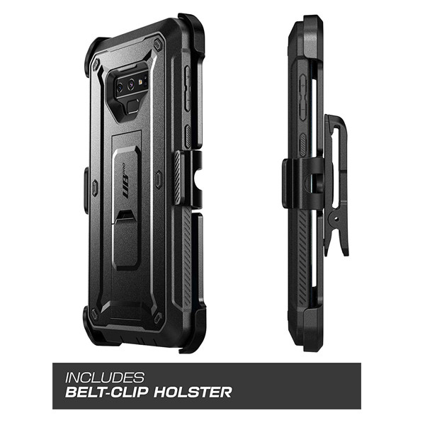 SUPCASE Galaxy Note 9-Unicorn BeetlePro SP Series Full-Body Rugged Holster Cover Case (Black)