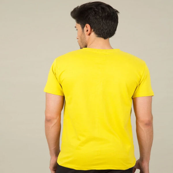Wink New Half Sleeve T-Shirt Yellow